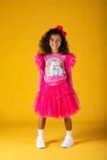 Load image into Gallery viewer, Rock Your Baby - Hot pink Glitter Tulle Skirt
