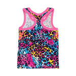 Load image into Gallery viewer, Rock Your Baby - Blue Miami Leopard Singlet
