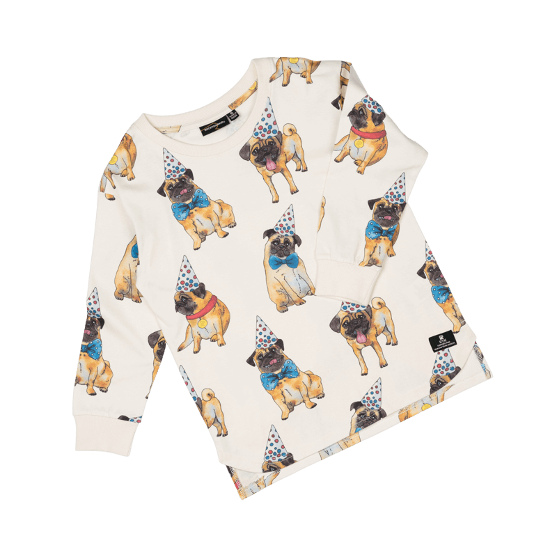 Rock Your Baby - Party Animal Long Sleeve Boxy Fit T-Shirt