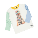 Load image into Gallery viewer, Rock Your Baby - Teach Peace Long Sleeve Boxy Fit T-Shirt
