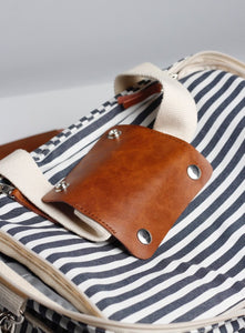 Business & Pleasure Co - The Premium Cooler Bag - Lauren's Navy Stripe