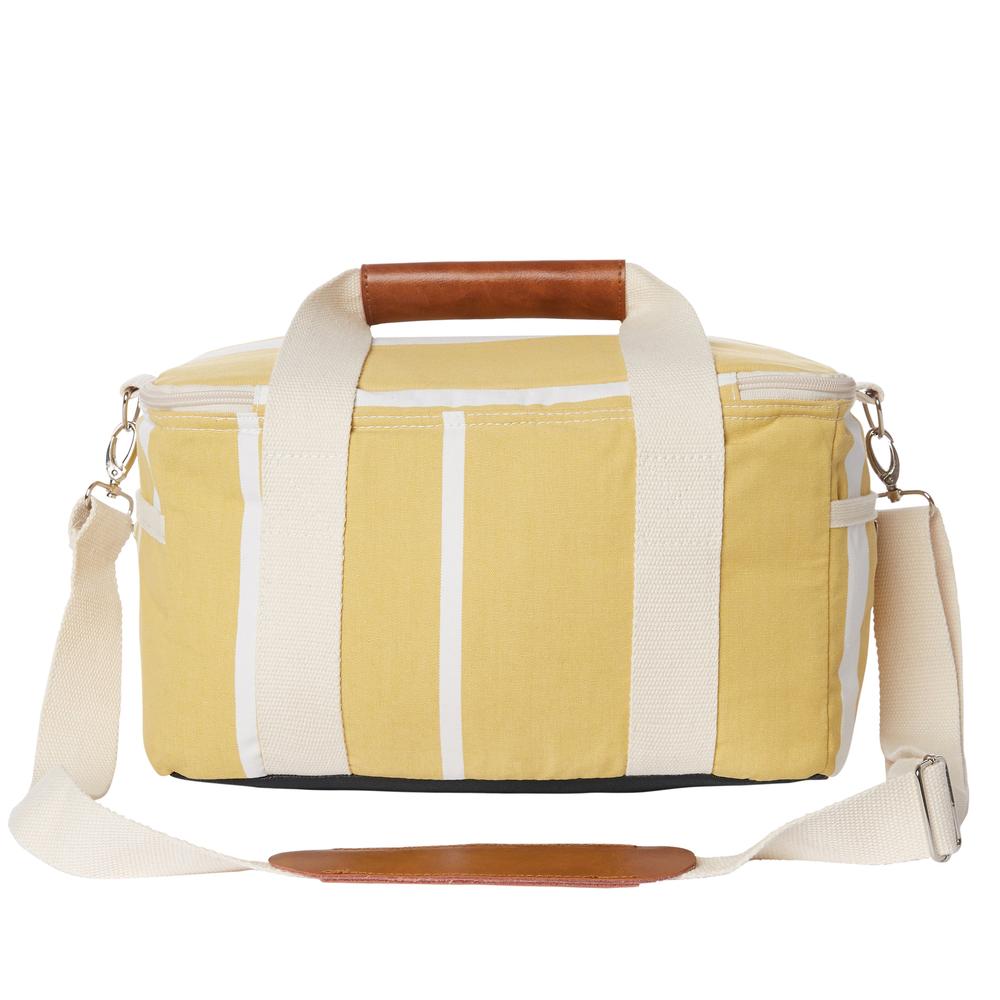 Business & Pleasure Co - The Premium Cooler Bag - Vintage Yellow Stripe