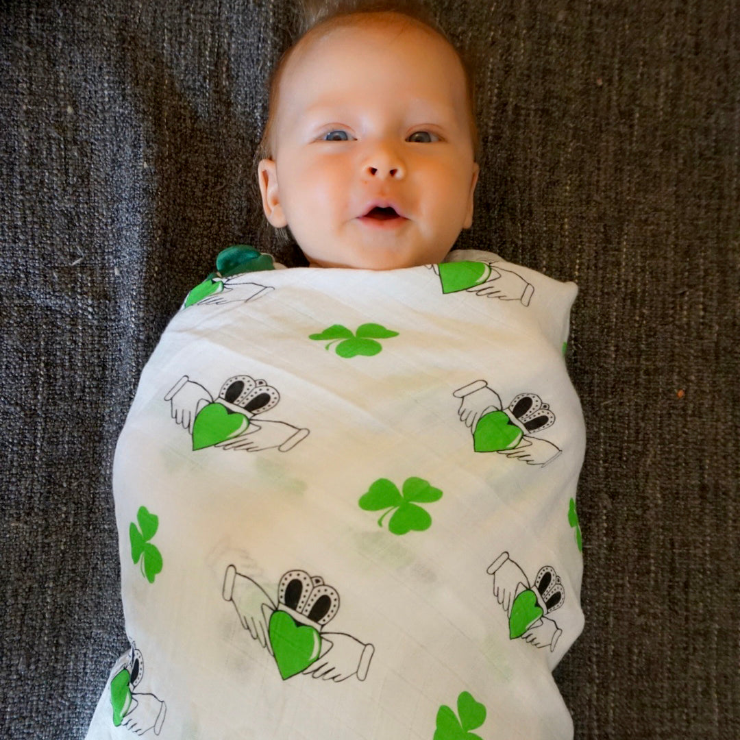 Proud Baby - The Irish Charm Ireland Muslin Swaddle