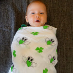 Load image into Gallery viewer, Proud Baby - The Irish Charm Ireland Muslin Swaddle
