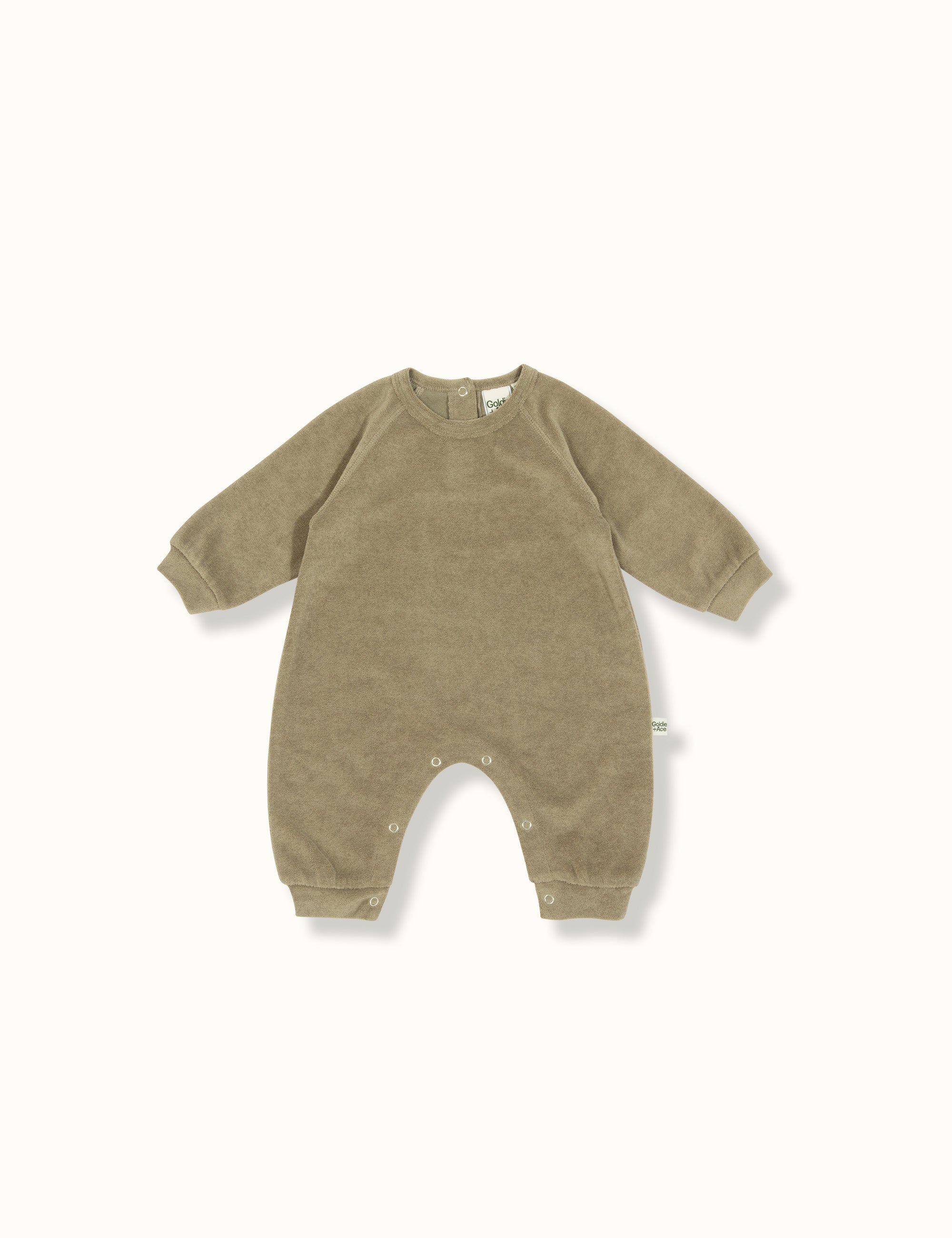 Goldie + Ace - Tony Terry Towelling Romper (Olive)
