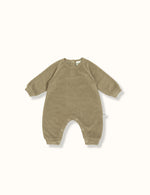 Load image into Gallery viewer, Goldie + Ace - Tony Terry Towelling Romper (Olive)
