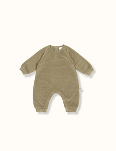 Goldie + Ace - Tony Terry Towelling Romper (Olive)