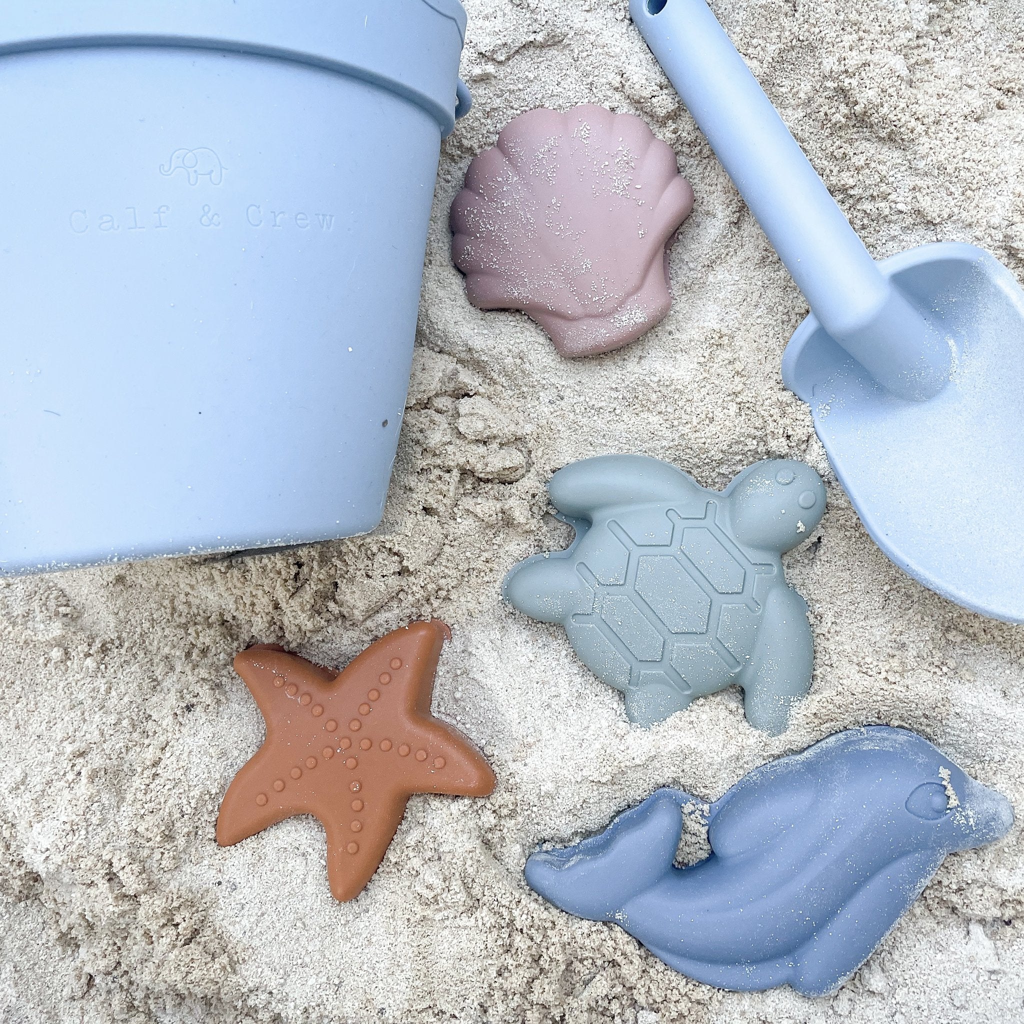 Calf & Crew - Silicone Beach Toy Set - Ocean