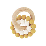 Load image into Gallery viewer, OB Designs - Turmeric Eco-Friendly Teether / Organic Beechwood Silicone Toy
