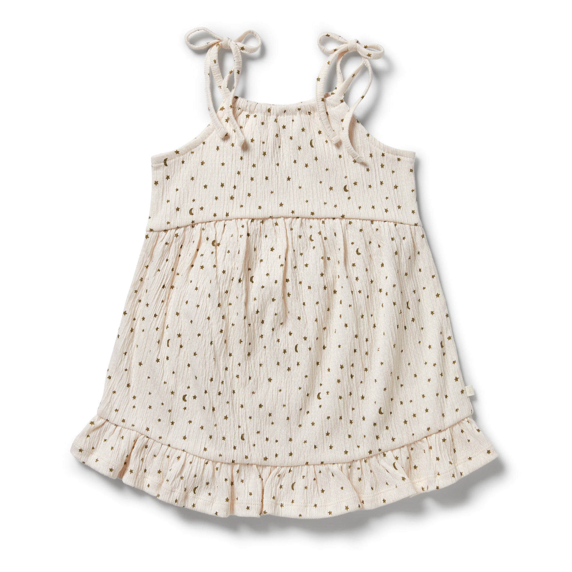 Wilson & Frenchy - Crinkle Ruffle Dress - Chasing The Moon