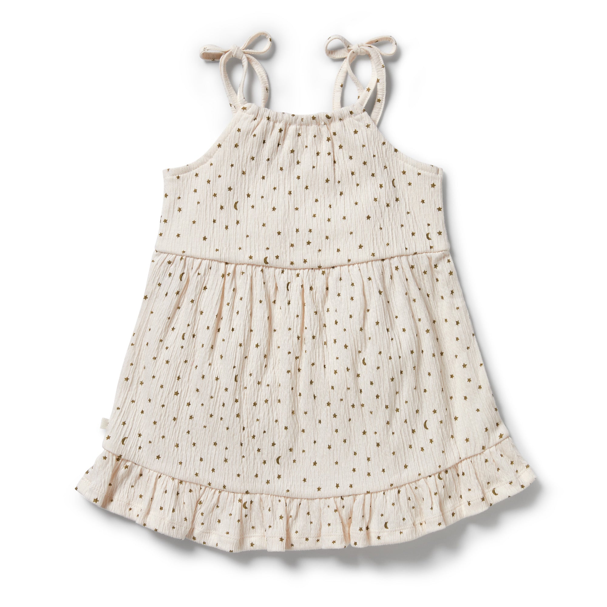Wilson & Frenchy - Crinkle Ruffle Dress - Chasing The Moon