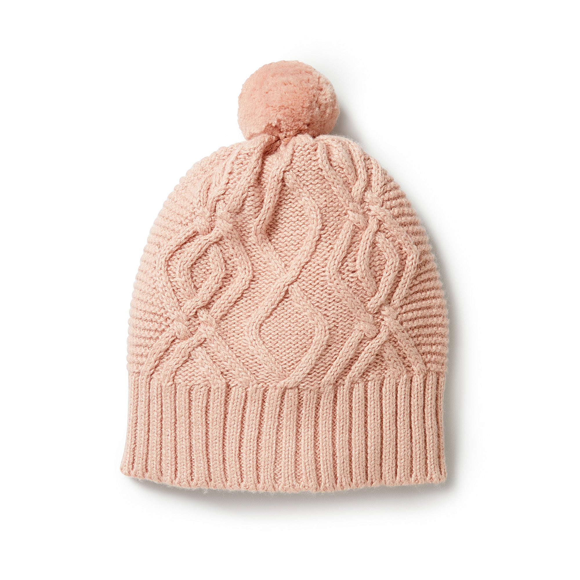 Wilson & Frenchy - Knitted Cable Hat - Rose
