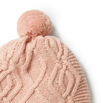Load image into Gallery viewer, Wilson &amp; Frenchy - Knitted Cable Hat - Rose
