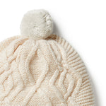 Load image into Gallery viewer, Wilson &amp; Frenchy - Knitted Cable Hat - Sand Melange
