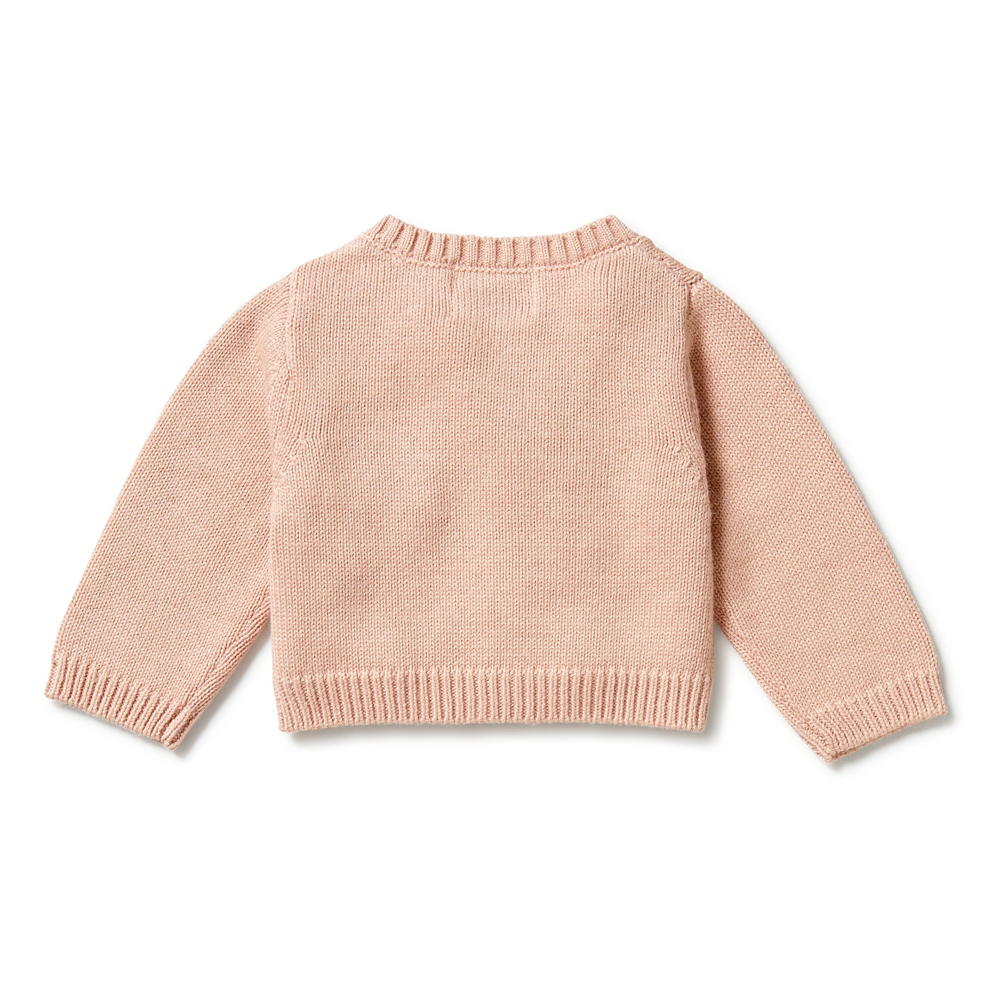 Wilson & Frenchy - Knitted Ruffle Cardigan - Rose