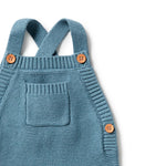 Load image into Gallery viewer, Wilson &amp; Frenchy - Knitted Overall - Bluestone

