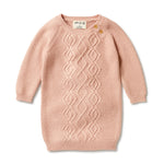 Load image into Gallery viewer, Wilson &amp; Frenchy - Knitted Cable Dress - Rose

