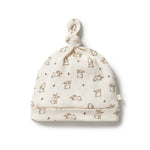 Load image into Gallery viewer, Wilson &amp; Frenchy - Organic Pointelle Knot Hat - Bunny Love

