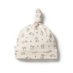 Load image into Gallery viewer, Wilson &amp; Frenchy - Organic Pointelle Knot Hat - Bunny Love
