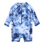 Load image into Gallery viewer, Bebe - Max Swirl Long Sleeve Sunsuit
