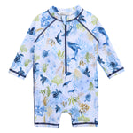 Load image into Gallery viewer, Bebe - Max Print Long Sleeve Sunsuit
