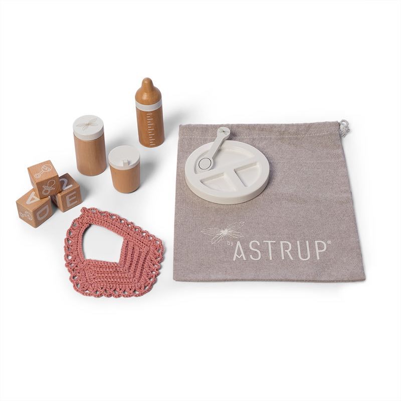 Astrup - Doll Wooden Feeding Set