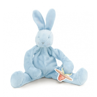 Soft Bunny Comforter & Dummy Holder (Blue)