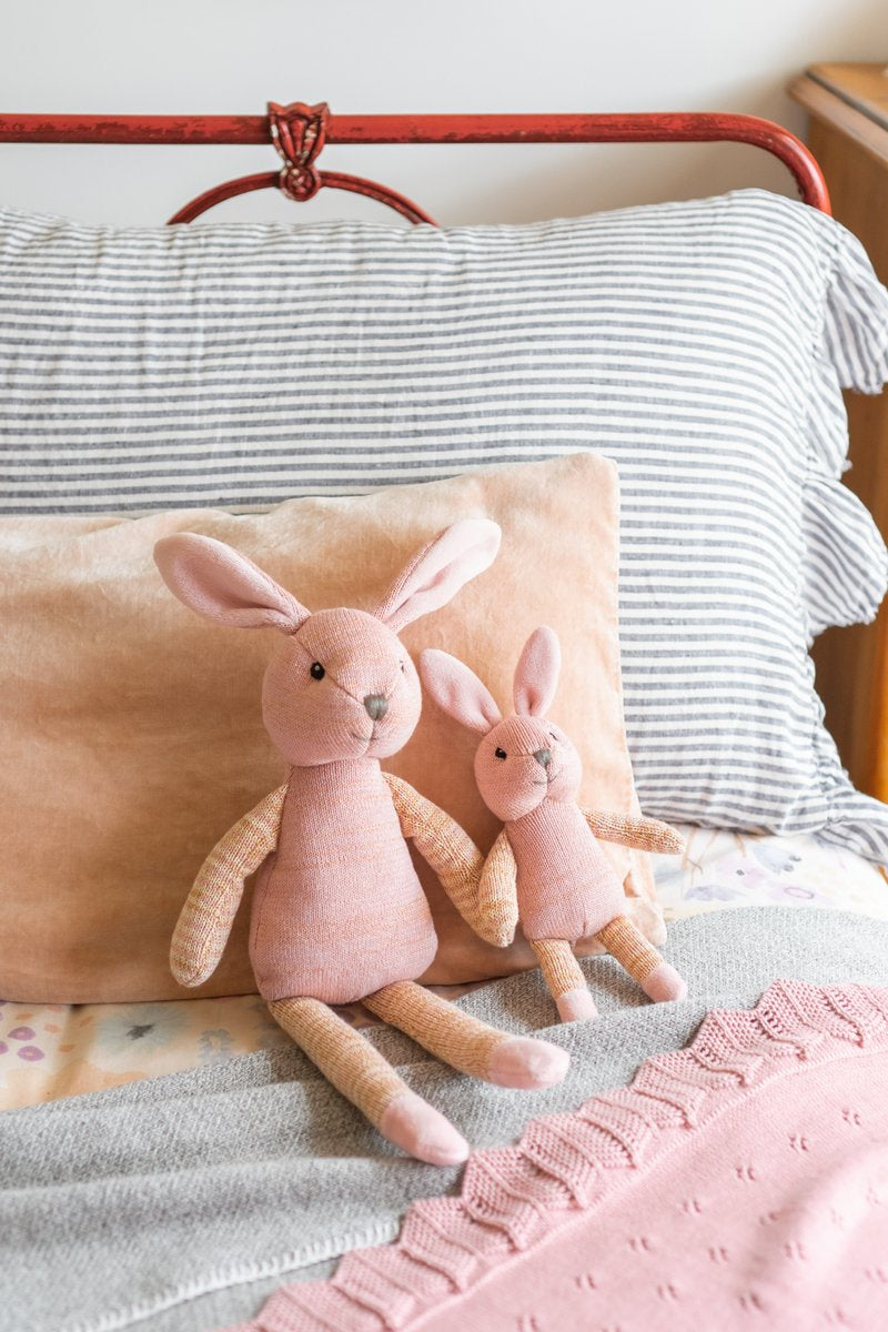 Nanahuchy - Button the Bunny Rattle (Pink)