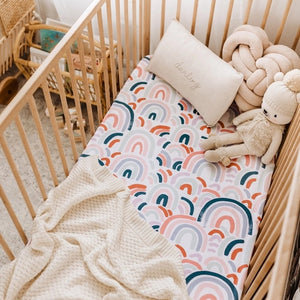 Snuggle Hunny Kids - Rainbow Baby Fitted Cot Sheet