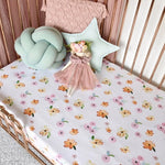 Load image into Gallery viewer, Snuggle Hunny Kids - Poppy Fitted Cot Shee
