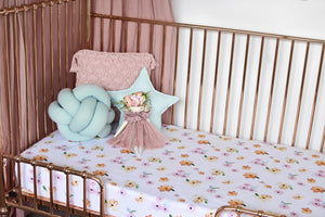 Snuggle Hunny Kids - Poppy Fitted Cot Shee