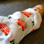 Load image into Gallery viewer, Proud Baby - London, Baby. Yeah! British Muslin Swaddle
