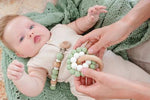 Load image into Gallery viewer, OB Designs - Sage Eco-Friendly Teether / Organic Beechwood Silicone Toy
