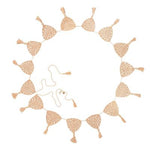 Load image into Gallery viewer, OB Designs - Peach Crochet Bunting Flag
