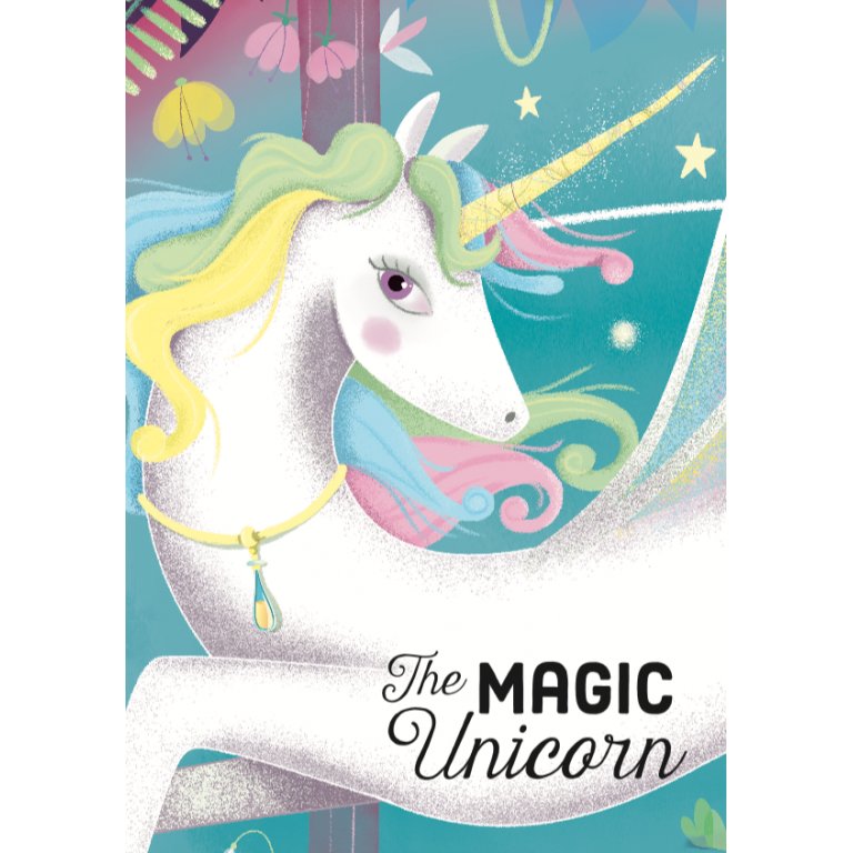 Sassi - Unicorn Book & Puzzle