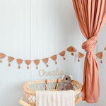 Load image into Gallery viewer, OB Designs - Cinnamon Crochet Bunting Flag
