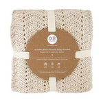 Load image into Gallery viewer, OB Designs - Vanilla Handmade Crochet Baby Blanket
